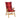 Tex Style tuinkussen hoge rug 123x50x8cm dralon - Rush Rood