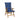 Tex Style tuinkussen hoge rug 123x50x8cm dralon - Mengs Blauw