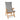 Tex Style tuinkussen hoge rug 123x50x8cm - Kubus Antraciet