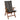 Tex Style tuinkussen hoge rug 123x50x8cm katoen - Diva-Streep/Zwart Uni