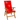 Tex Style tuinkussen hoge rug 123x50x4cm katoen -  Nova Rood
