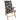 Tex Style tuinkussen hoge rug 123x50x4cm katoen - Whizz Zwart