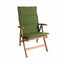 Tex Style tuinkussen hoge rug 123x50x4cm olefin - Olijf