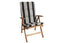 Tex Style tuinkussen hoge rug 123x50x4cm katoen - Luca Grijs