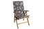 Tex Style tuinkussen hoge rug 123x50x4cm katoen - Birds Antraciet