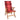 Tex Style tuinkussen hoge rug 123x50x4cm dralon - Rush Rood