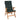 Tex Style tuinkussen hoge rug 123x50x4cm olefin - Groen gemêleerd