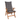 Tex Style tuinkussen hoge rug  123x50x8cm olefin - Zwart gemêleerd
