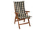 Tex Style tuinkussen hoge rug 123x50x8cm dralon - Winsor Grijs