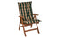 Tex Style tuinkussen hoge rug 123x50x8cm dralon - Winsor Groen