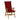 Tex Style tuinkussen hoge rug 123x50x8cm dralon - Uni Bordeaux