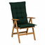 Tex Style tuinkussen hoge rug 123x50x8cm dralon - Uni Groen