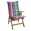 Tex Style tuinkussen hoge rug 123x50x8cm polyester - Sophie Petrol