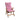 Tex Style tuinkussen hoge rug 123x50x8cm polyester - Sophie Roze
