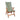 Tex Style tuinkussen hoge rug 123x50x6cm katoen - Toledo Groen
