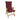 Tex Style tuinkussen hoge rug 123x50x8cm dralon - Uni Wijnrood