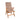 Tex Style tuinkussen hoge rug 123x50x4cm katoen - Genieten Taupe