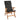 Tex Style tuinkussen hoge rug 123x50x4cm katoen - Isis Zwart