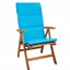 Tex Style tuinkussen hoge rug 123x50x4cm - Poly Turquoise