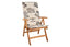 Tex Style tuinkussen hoge rug 123x50x4cm katoen - Stempel