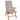Tex Style tuinkussen hoge rug 123x50x4cm katoen - Stockholm Grijs