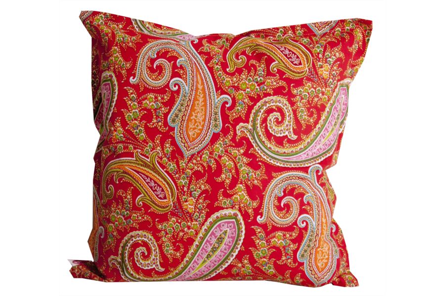 Sierkussen Paisley rood