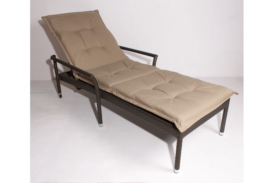 Ligbedkussen olefin Mocca gem. 8507