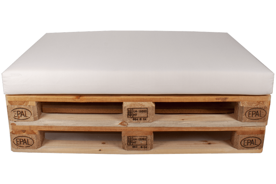 Tex Style Palletkussen Strak zit - 120 x 80 x 10 cm - Olefin - Ecru FL