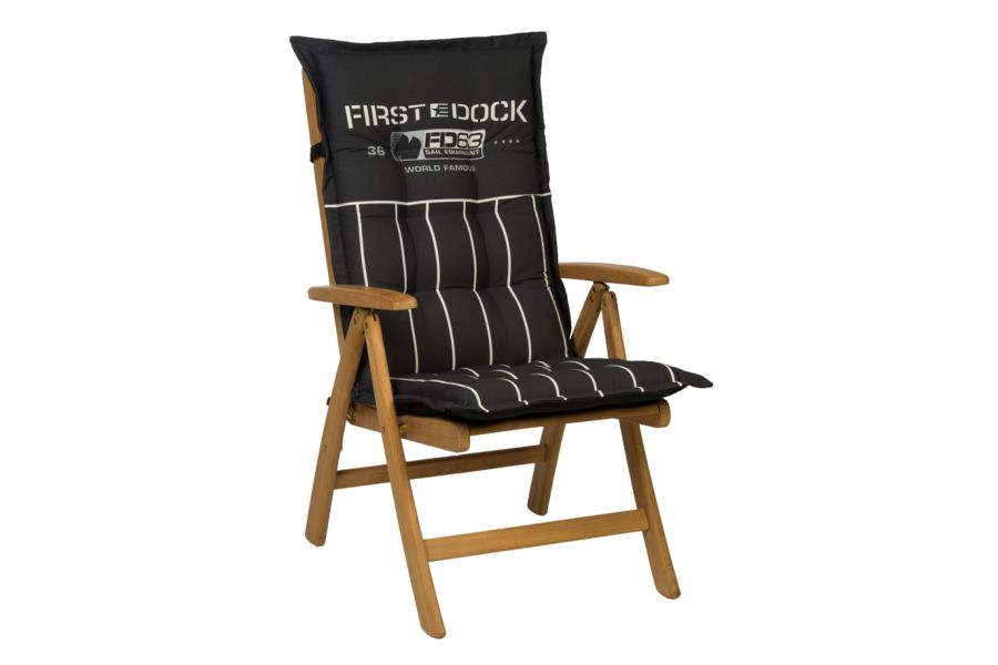 Tuinkussen Hoge Rug First Dock 8 cm dik
