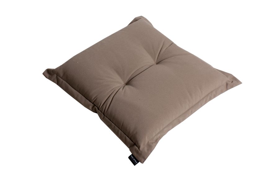 Zitkussen met rand dralon Uni Taupe