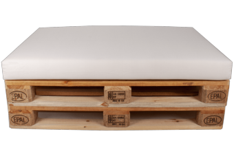 Tex Style Palletkussen Strak zit - 120 x 80 x 10 cm - Olefin - Ecru FL