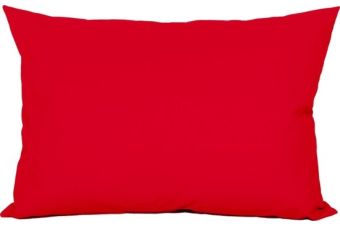 Tex Style Plofkussen - 60 x 40 cm - Olefin - Uni Rood. 2131