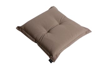 Zitkussen met rand dralon Uni Taupe