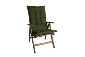 Tuinkussen Hoge Rug Olefin Olijf 23003 8 cm dik