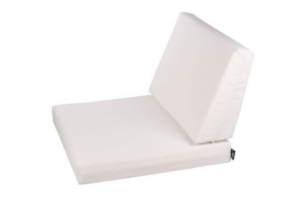 Universeel Lounge kussen strak schuin - Olefin FL ecru