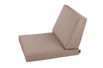 Universeel Lounge kussen strak schuin - Olefin taupe