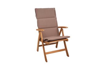 Tuinkussen Poly taupe dun
